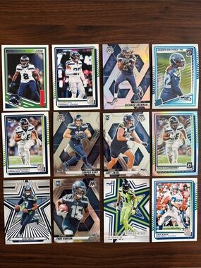 NFL Seattle Seahawks football trading cards